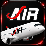 J-AIR appicoon met vliegtuig